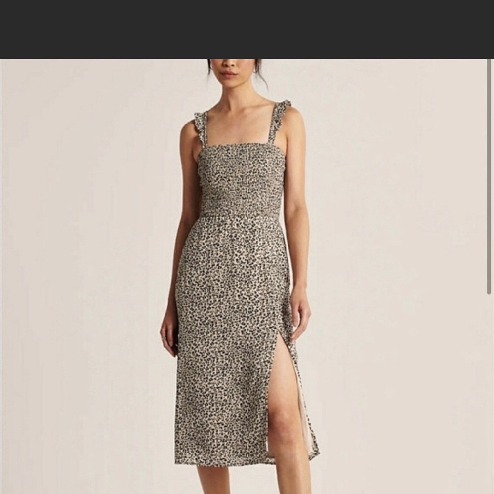 Cheetah print Abercrombie and fitch dress